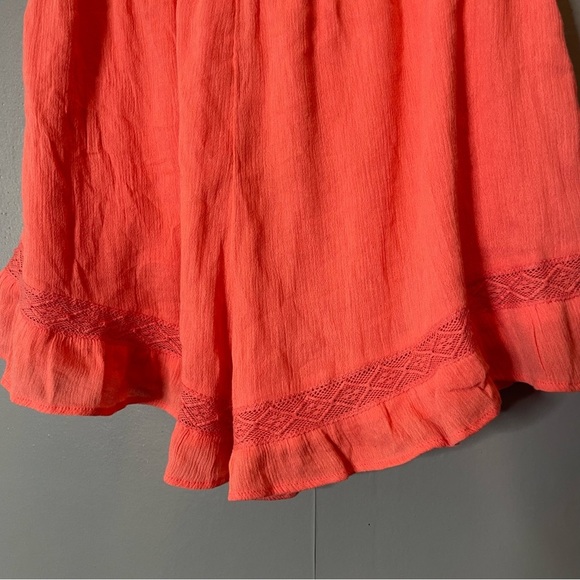 Abercrombie & Fitch Pink Skorts with Ruffled Hem size small - Picture 8 of 10